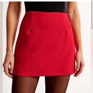 ISO Abercrombie red skort